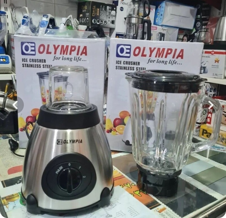 مخلوط کن آسیاب  دوکاره المپیا مدل OE-6062 ظرفیت ۱.۵ لیتر با کاسه پیرکس